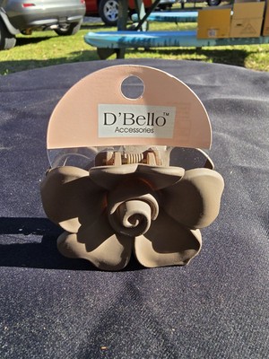 D'Bello Brown Flower Hair Clip