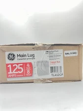 GE TL412CP Indoor Main Lug Load Center Panel 4 Spaces 8 Circuits 125 Amp