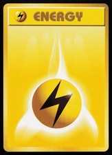 Lightning Energy Base Set Japanese POKEMON NM 1996