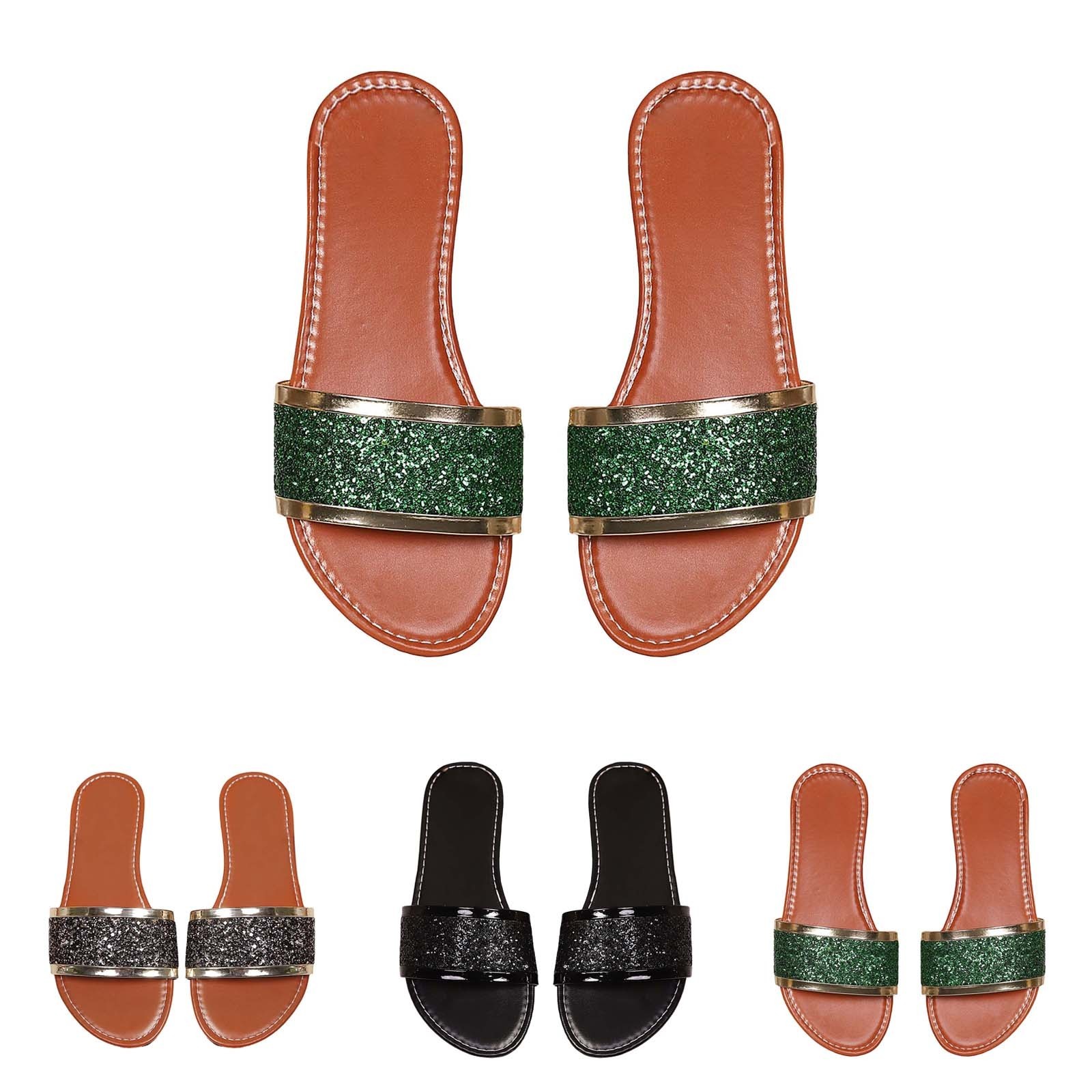 PANTOFOLA D’ORO Sandali da spiaggia donna cavi casual ciabatte scarpe basse sandali