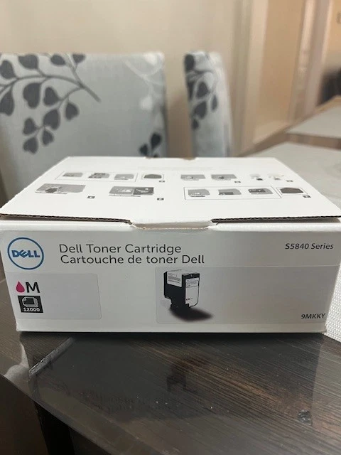 Cartucho de tóner magenta original Dell 9MKKY serie S5840 Foto 3 de 4
