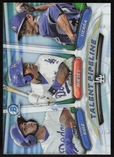 2018  Bowman Talent Pipeline Chrome Yaisel Sierra / Johan Mieses / Keibert Ruiz