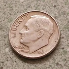 Roosevelt Dime 10C 1964 San Francisco Silver Circulated US Coin