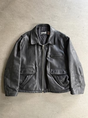 Vintage Schott NY ''Highwayman'' Lederjacke - Made in USA Gr.52 XL 