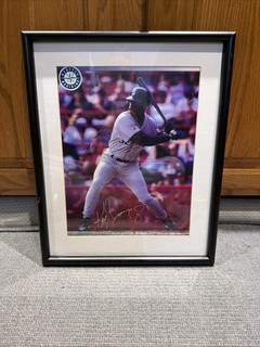 Ken Griffey Jr Autographed Framed