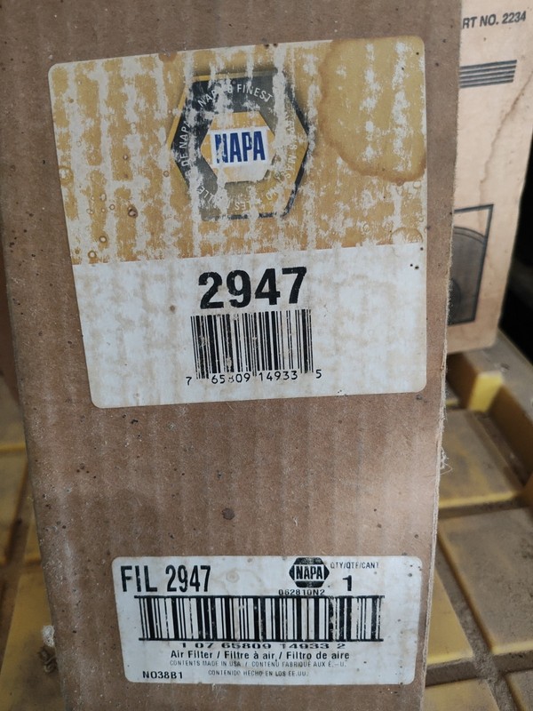 Napa Air Filter 2947 New Old Stock