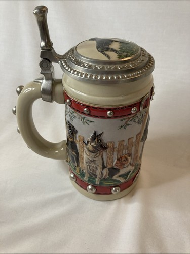 Neu im Karton Budweiser Man's Best Friend Labrador Deckelstein Anheuser Busch Becher Tasse Hund - Bild 5 von 7