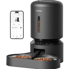 Automatic Cat Feeder for 2 Cats - WiFi 5L Programmable Dispenser Fresh Lock