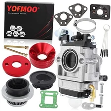 15mm Carburetor for 33cc 43cc 47cc 49cc 50cc 52cc 2-stroke Engine Pit Dirt 