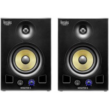 Hercules DJ MONITOR 5 Speakers Black 35.85 lb 23.4 in High-Density MDF 80 Watts
