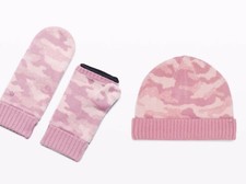NWT Lululemon Room for Warmth Beanie Mitten Set