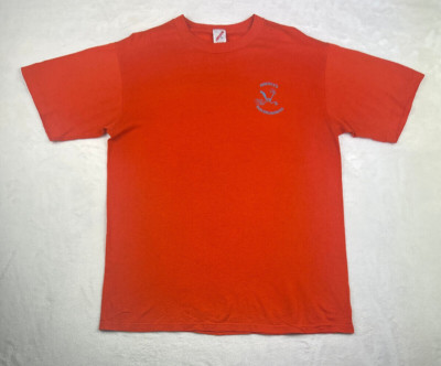 Vintage 90s Roeske's Road Runners Red Single Stitch Tshirt Herren L/XL