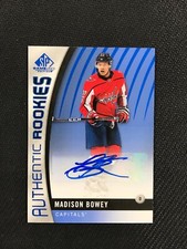 2017-18 SP Game Used Authentic Rookies #153 Madison Bowey Rookie Autograph Blue