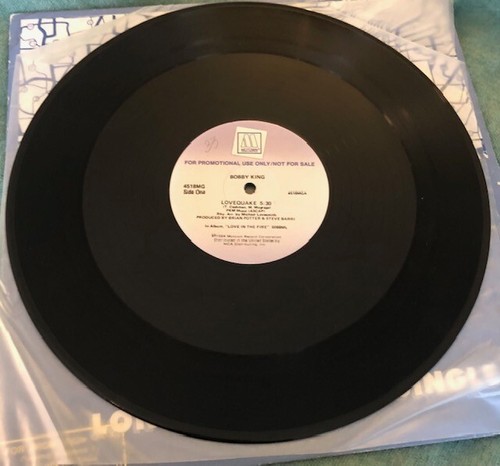 Bobby King - Lovequake/Midnight Shine - Org US 2 Track Promo 12" in P/S 1984 - Picture 5 of 8