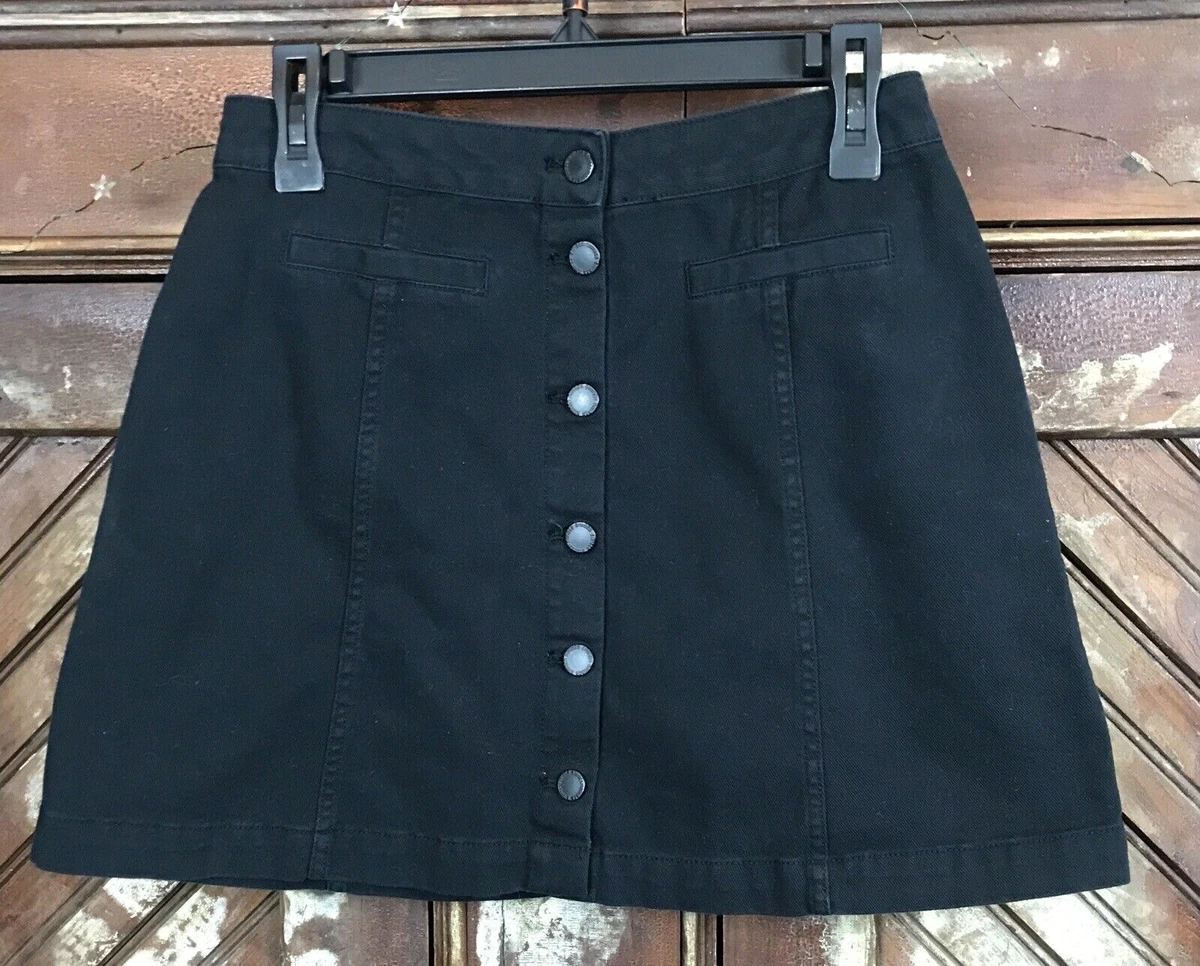 Divided H&M Black Denim Skirt | 4