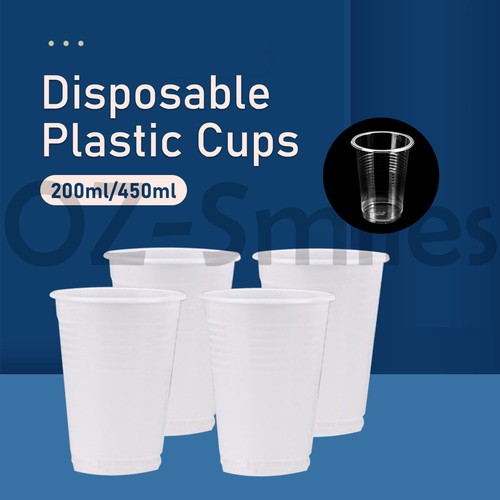 Sustainable Plastic Cups Clear Reusable Drinking Water Cup Party Bulk