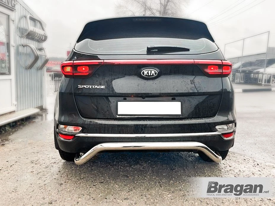 Rear Bumper Bar To Fit Kia Sportage 2016+ 4x4 Stainless Back Tube  Accessories