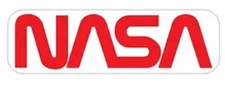 Nasa Worm Sticker Decal M462