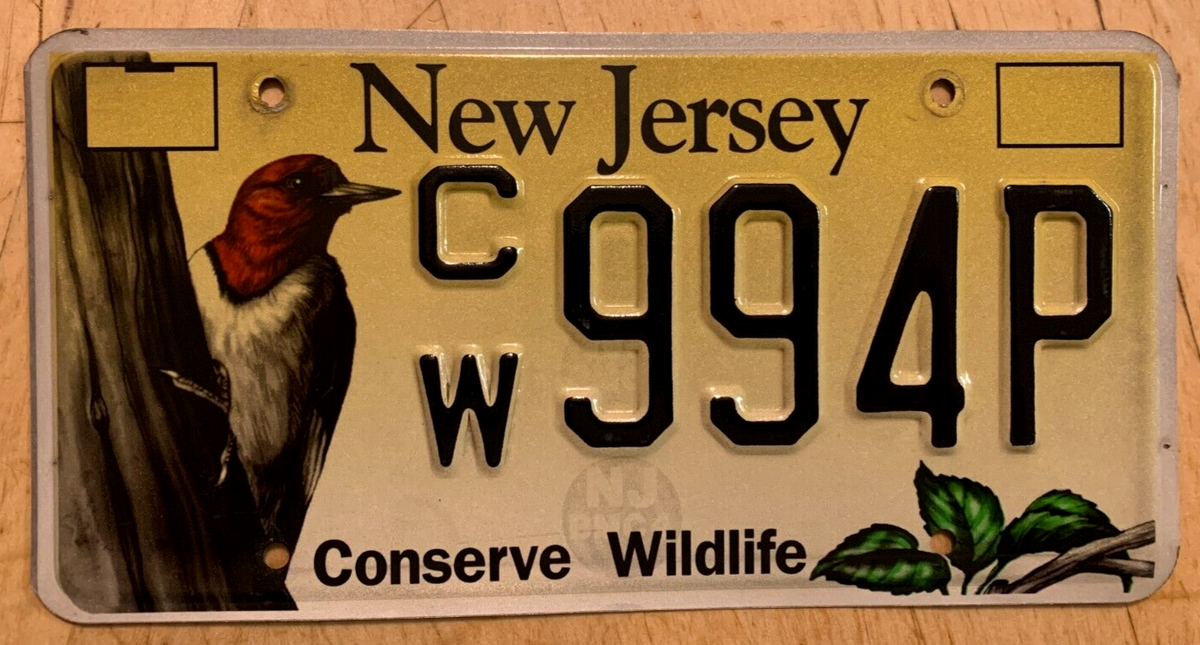 NEW JERSEY CONSERVE WILDLIFE GRAPHIC LICENSE PLATE 