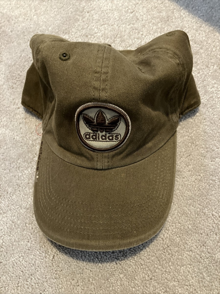 New Adidas Olive Military Green Tournament Baseball Adjustable Hat Cap