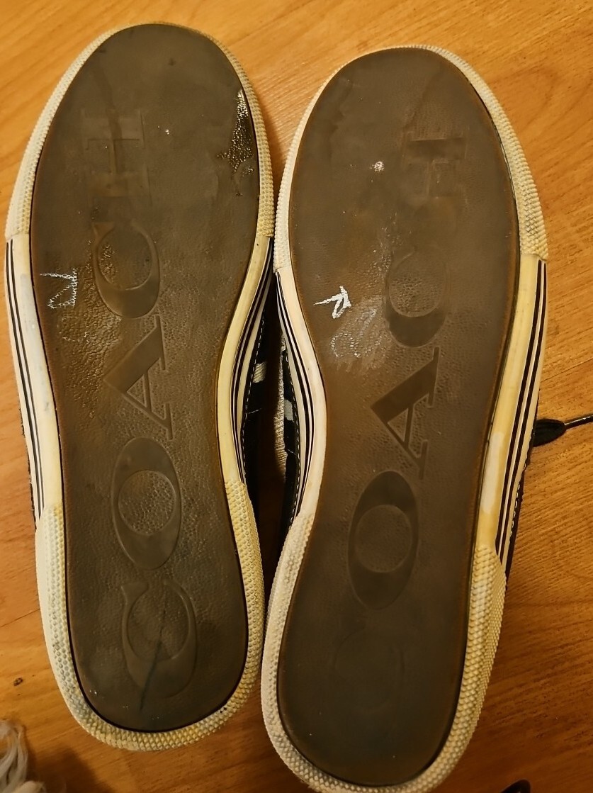 Coach Brad Brown Leather Tennis Shoes Sneakers MEN’S … Gem