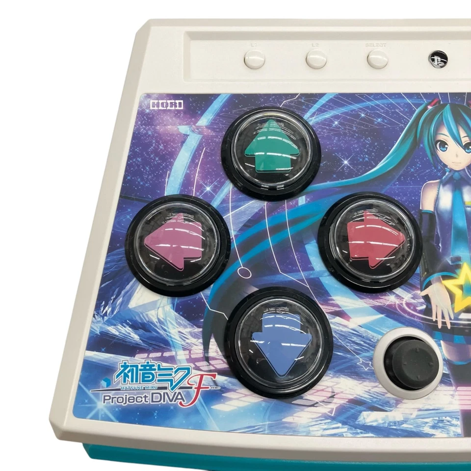 Mini Controlador PS3 Hatsune Miku Project DIVA HP3-901 Accesorio Oficial Japón Foto 2 de 4