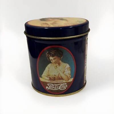 Pepsi Metal Tin Pepsi-Cola A Nickel Drink Worth a Dime Soda Pop 3 3/4'' Tall