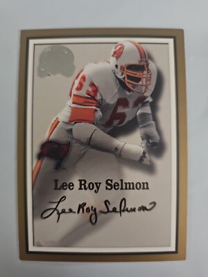 LEE ROY ''The Gentle Giant'' SELMON 2000 Fleer Greats of the Game On Card Auto HOF
