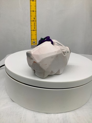 Japanese Clay Bell Ceramic Dorei Asian Antiques Kasuga boar 1.7x3.3x2.1inch - Picture 10 of 12