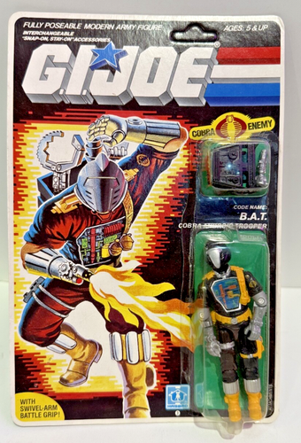 G.I. JOE 1986 B.A.T. - Hasbro - Figurine Vintage Années 80 Collection (Sans Boîte)