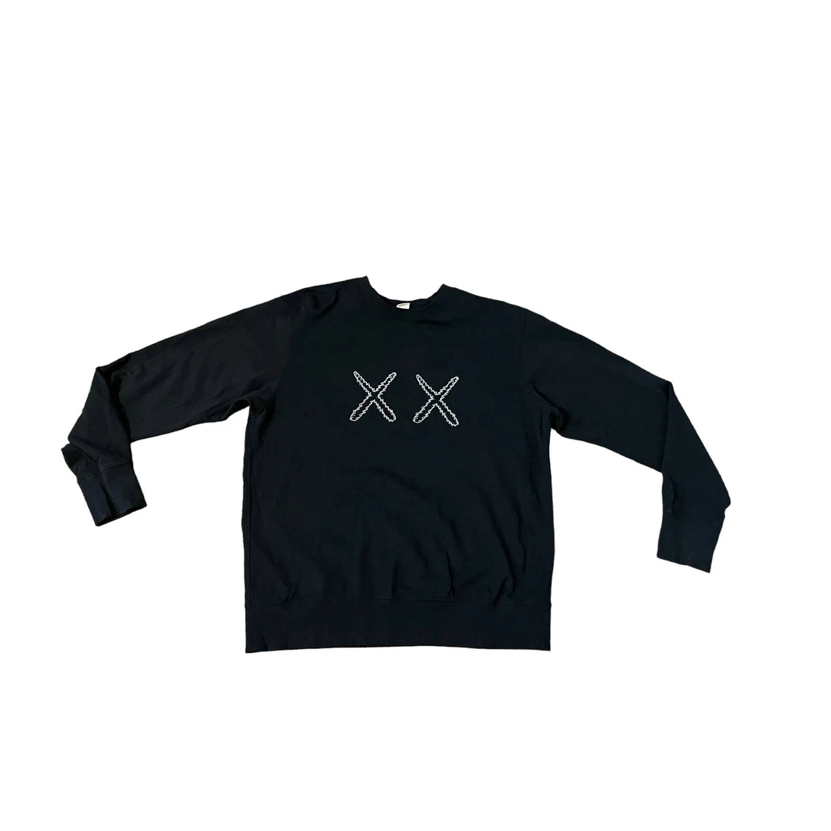 Kaws x sesame hotsell street black sweatshirt