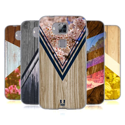 HEAD CASE DESIGNS NATURE WOOD PRINTS GEL CASE & WALLPAPER FOR HUAWEI PHONES 2 - Image 1 of 4