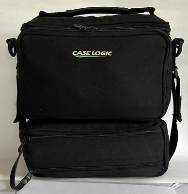 Case Logic DUAL-SECTION VIDEO CAMERA BAG: Soft-Pad Case/No Shoulder Strap /Used