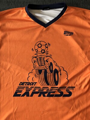 Detroit Express FC Football Shirt Home 1978/1979/1980 Soccer Shirt Men Size XL