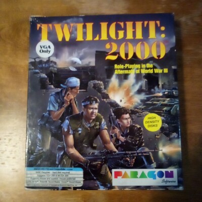 Twilight 2000 1988 IBM Tandy PC Game! ~ Complete In Original Box! ~ Works Great!