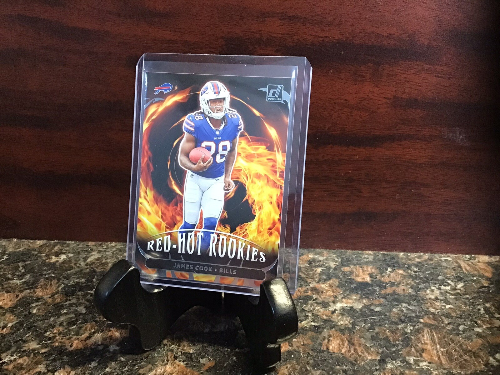 2022 Donruss James Cook #RHR-6 Red Hot Rookies Buffalo Bills RC