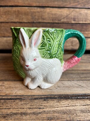 Strata Group Bunny Lane 1991 3D rabbit vegetable coffee mug tea cup Philippines