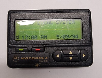 Vintage Motorola Advisor Pager Beeper ( FREE SHIPPING IN USA)