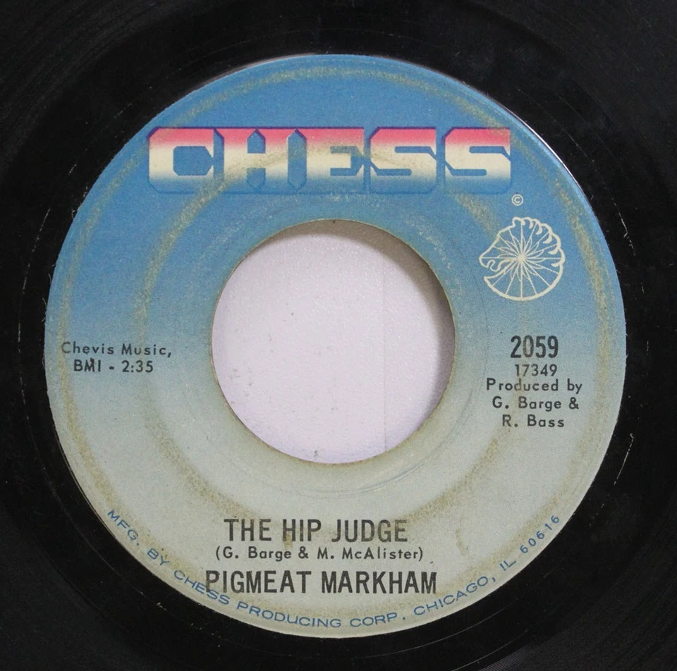 Hear! Funk 45 Pigmeat Markham - Sock It To Em Judge / The Hip Judge On Chess - Image 2 of 2