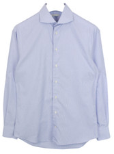 Suitsupply Try On Extra Slim Fit Shirt Men's Button Placket 40 / 15 3/4