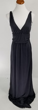 J CREW Factory Size 8 Twisted Strap Maxi Dress Dark Gray New 8