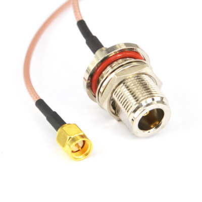 48 INCH SMA Male Straight to N Female Bulkhead WiFi Pigtail RG316 Cable from USA