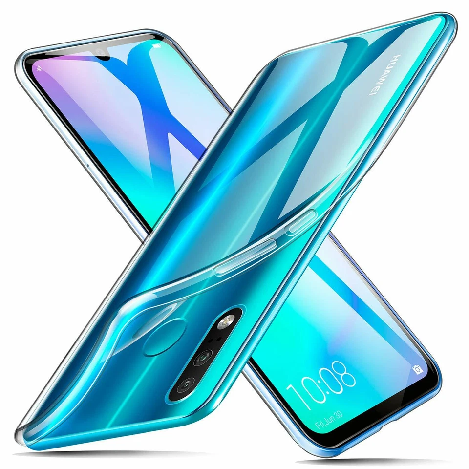 COVER CUSTODIA PER HUAWEI P30 LITE NEW EDITION TRASPARENTE TPU SLIM MORBIDA - Immagine 3 di 4