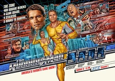 THE RUNNING MAN ARNOLD SCHWARZENEGGER  MOVIE POSTER #5 FREE SHIPPING