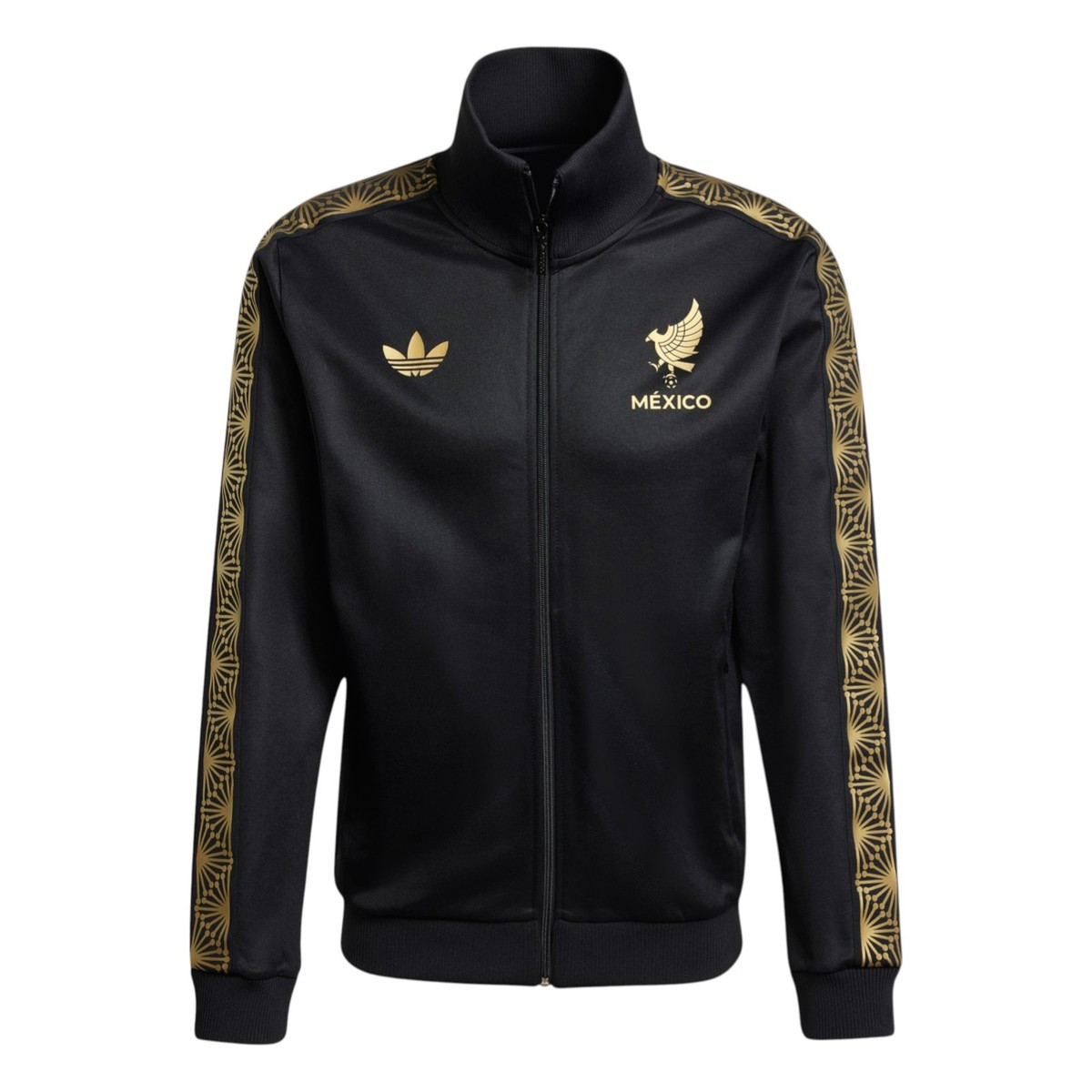 Men's Adidas Originals Black & Gold Mexico National Team Track Top