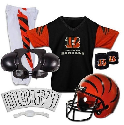 Cincinnati Bengals Kids NFL 8pc Deluxe Football Uniform Set