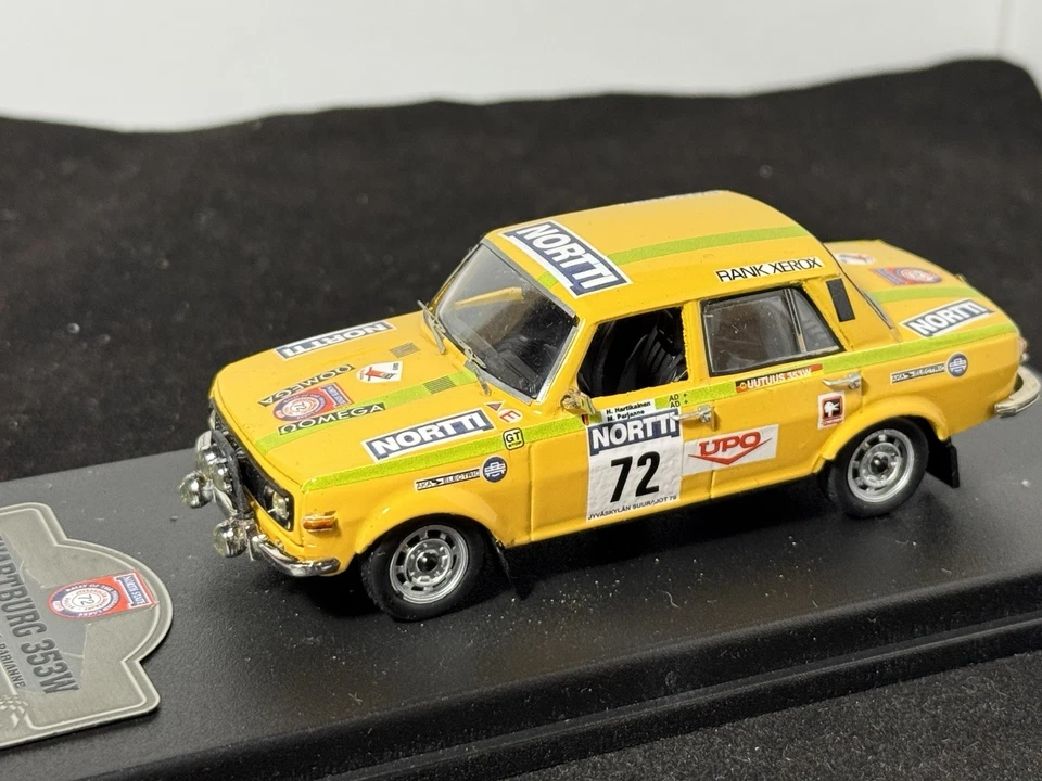 WARTBURG 353 #72 H.HARTIKAINEN-M.PARIANNE 1000 LAKES RALLY 1975 1:43 + Decals !! - Immagine 2 di 4