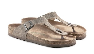 Birkenstock Gizeh Grey Taupe 1022791 - Regular Width Size 44 Vegan Flip Flops