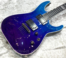 E-II HORIZON NT-II EMG Blue-Purple Gradation Electric Guitar ESP From Japan