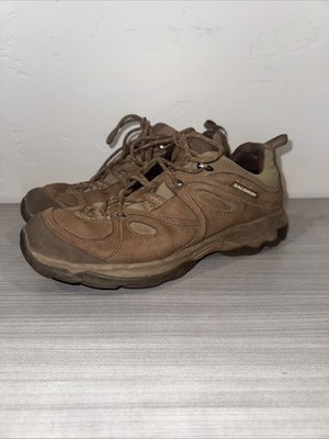 Salomon Shoes Hiking Men s Size 7 Brown Advanced Chassis Contagrip 